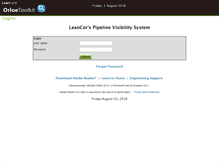 Tablet Screenshot of mcfa.leancor.com